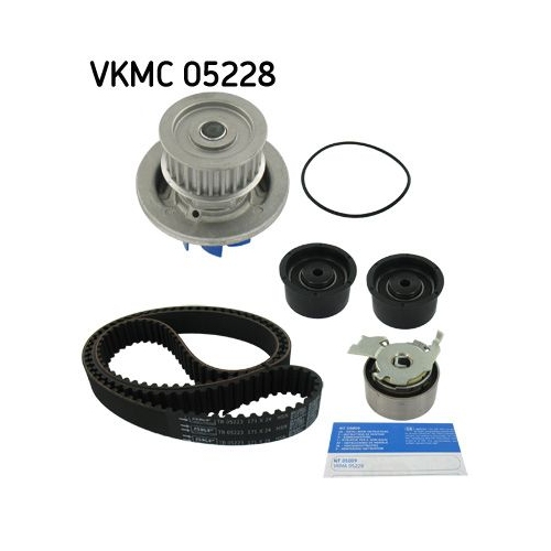 Wasserpumpe + Zahnriemensatz SKF VKMC 05228 f&uuml;r OPEL VAUXHALL CHEVROLET DAEWOO