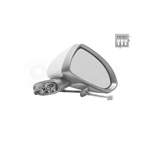 Au&szlig;enspiegel VAN WEZEL 3750806 * HAGUS * f&uuml;r OPEL, rechts