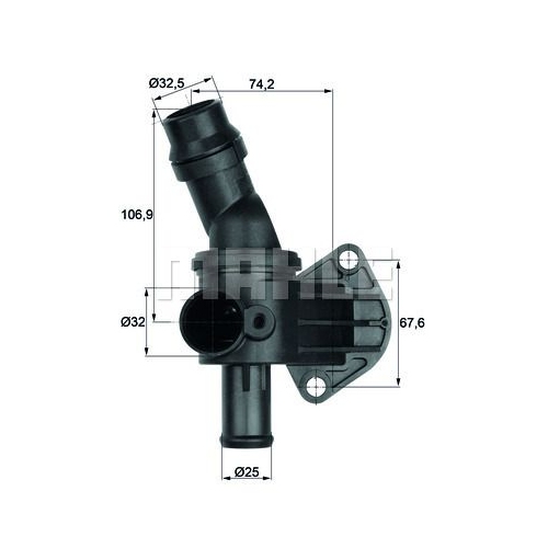 Thermostat, K&uuml;hlmittel MAHLE TI 8 87 f&uuml;r VAG