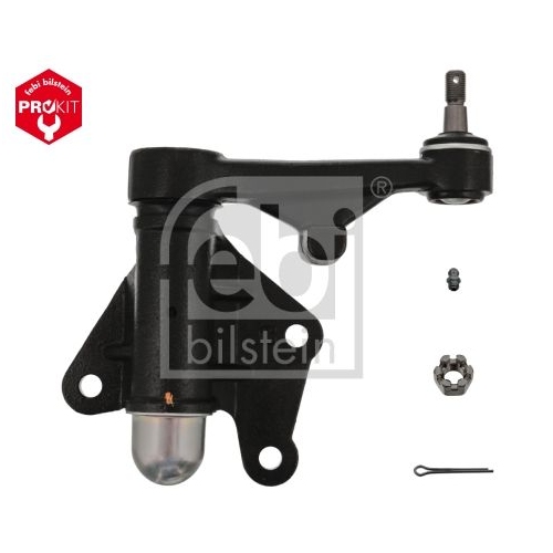 Febi Bilstein 43196 Lenkzwischenhebel mit Kronenmutter, Splint und Schmiernippel , 1 St&uuml;ck