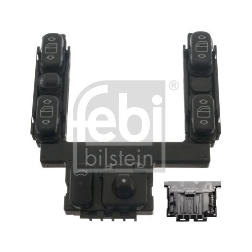 Febi Bilstein 46769 Schaltereinheit f&uuml;r elektr. Fensterheber, T&uuml;rverriegelung, Spiegelverstellung und Heckklappenentriegelung , 1 St&uuml;ck
