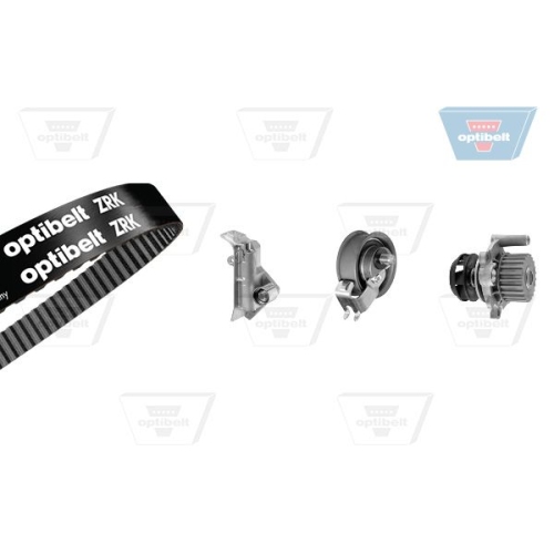 Wasserpumpe + Zahnriemensatz OPTIBELT KT 1231 W1 Optibelt-WAPU-KIT
