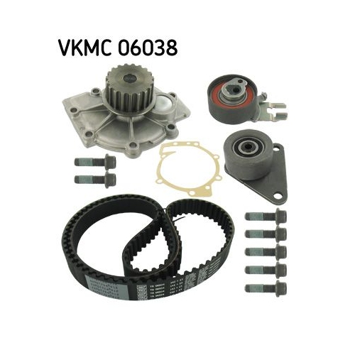 Wasserpumpe + Zahnriemensatz SKF VKMC 06038 f&uuml;r FORD RENAULT VOLVO