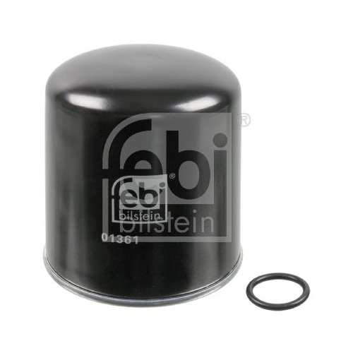 Febi Bilstein 01361 Lufttrocknerpatrone mit O-Ring, ohne &Ouml;labscheider , 1 St&uuml;ck