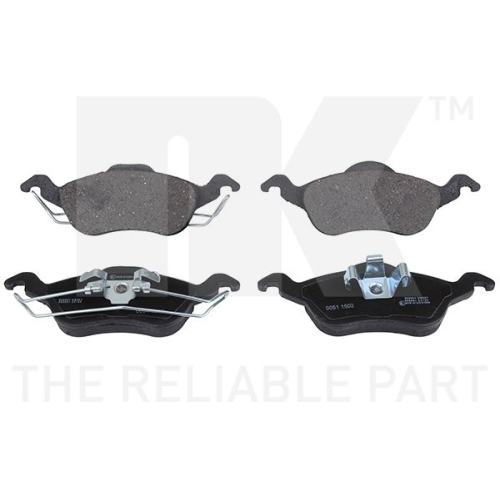 Bremsbelagsatz, Scheibenbremse NK 222551 f&uuml;r FORD, Vorderachse