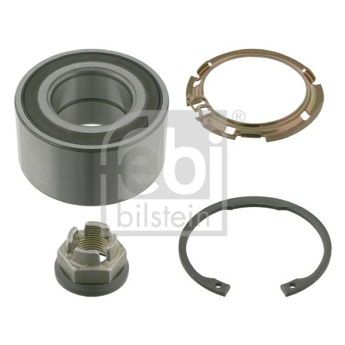 Febi Bilstein 26887 Radlagersatz mit Kronenmutter und Sicherungsring , 1 St&uuml;ck