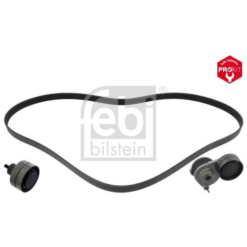 Febi Bilstein 40155 Keilrippenriemensatz mit Riemenspanner und Umlenkrolle 7 Rippenanzahl, , 1 St&uuml;ck