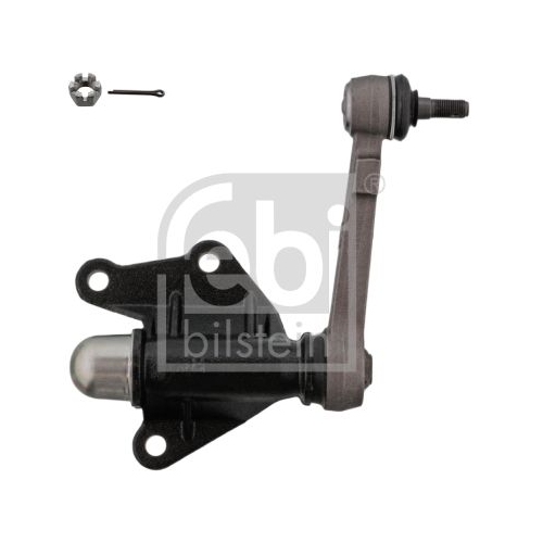 Febi Bilstein 43198 Lenkzwischenhebel mit Kronenmutter und Splint , 1 St&uuml;ck