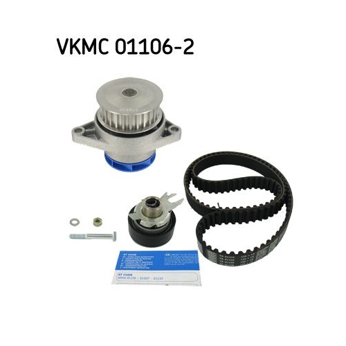 Wasserpumpe + Zahnriemensatz SKF VKMC 01106-2 f&uuml;r AUDI FIAT LANCIA SEAT SKODA VW