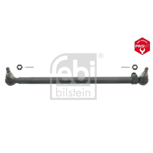Febi Bilstein 24059 Lenkstange mit Kronenmuttern und Splinten, vom Lenkgetriebe zur 1. Vorderachse , 1 St&uuml;ck
