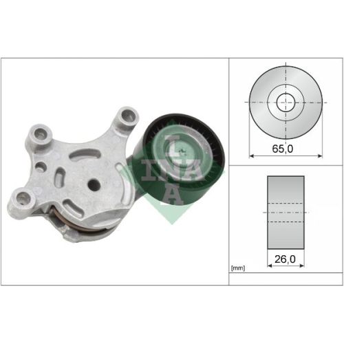 Spannarm, Keilrippenriemen INA 534 0075 20 f&uuml;r BMW CITRO&Euml;N FORD MAZDA MITSUBISHI