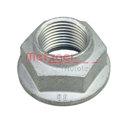 Mutter, Achsstummel METZGER 6111506 GREENPARTS f&uuml;r RENAULT DACIA, Hinterachse