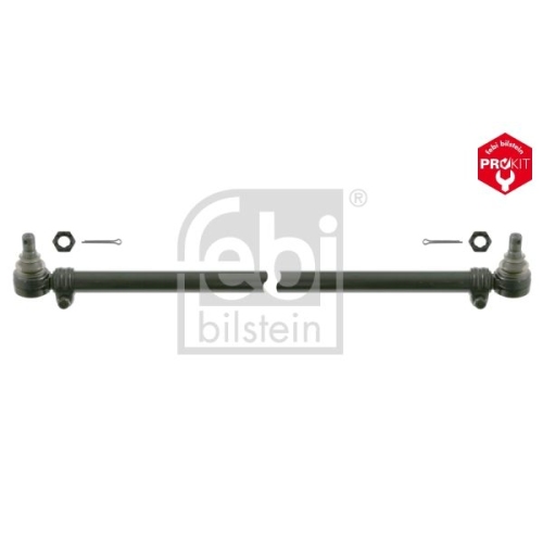 Febi Bilstein 24061 Spurstange mit Kronenmuttern und Splinten , 1 St&uuml;ck