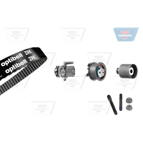 Wasserpumpe + Zahnriemensatz OPTIBELT KT 1237 W3 Optibelt-WAPU-KIT