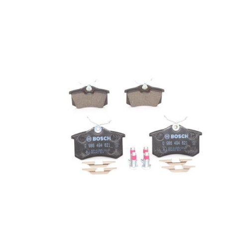 Bremsbelagsatz, Scheibenbremse BOSCH 0 986 494 621 f&uuml;r AUDI CITRO&Euml;N FIAT FORD MG
