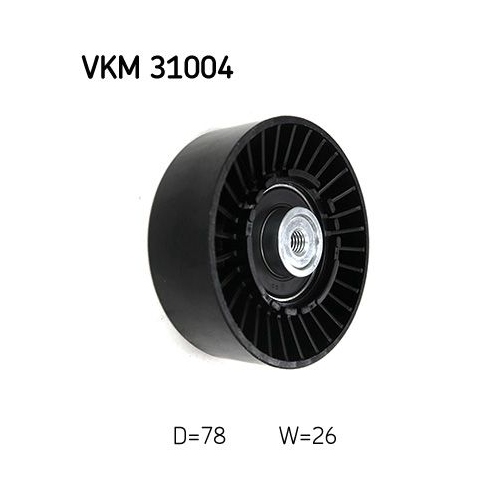 Spannrolle, Keilrippenriemen SKF VKM 31004 f&uuml;r AUDI FORD SEAT SKODA VW, hinten