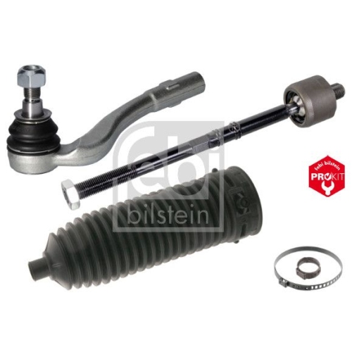 Febi Bilstein 40166 Spurstange mit Endst&uuml;ck, Manschette und Anbaumaterial , 1 St&uuml;ck