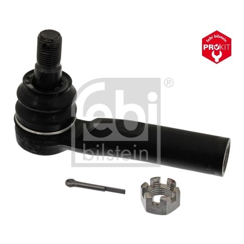 Febi Bilstein 43206 Spurstangenendst&uuml;ck mit Kronenmutter und Splint , 1 St&uuml;ck
