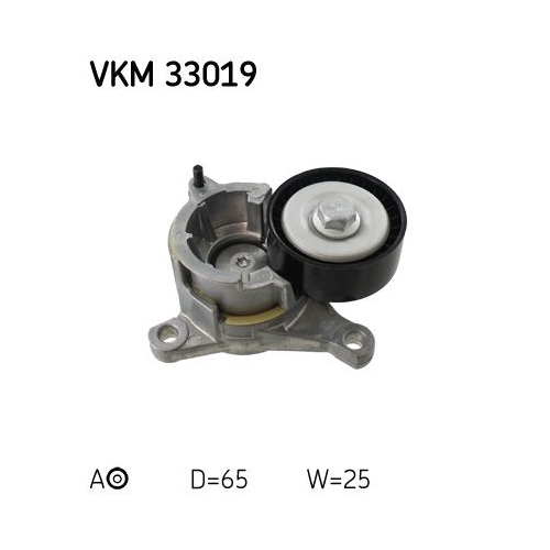 Spannrolle, Keilrippenriemen SKF VKM 33019 f&uuml;r CITRO&Euml;N FIAT LANCIA PEUGEOT, oben