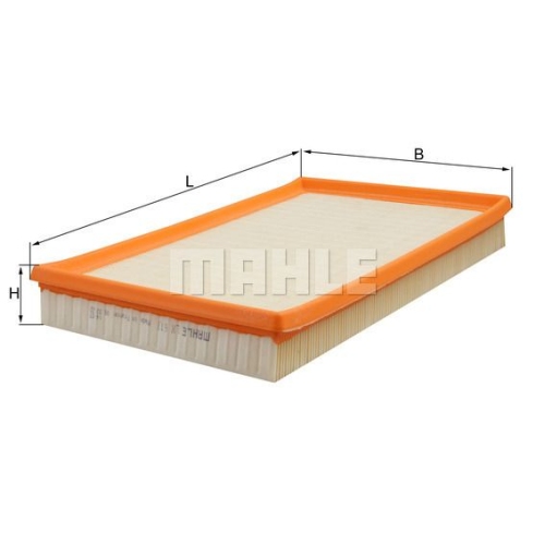 Luftfilter KNECHT LX 613 f&uuml;r GMC OPEL VAUXHALL