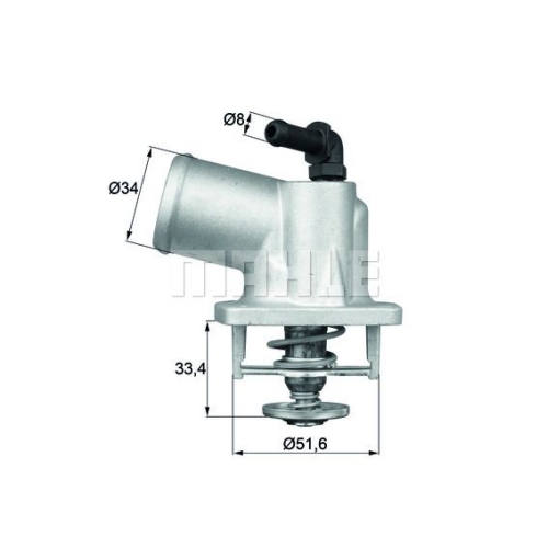 Thermostat, K&uuml;hlmittel MAHLE TI 54 92D f&uuml;r FIAT GMC OPEL VAUXHALL CHEVROLET