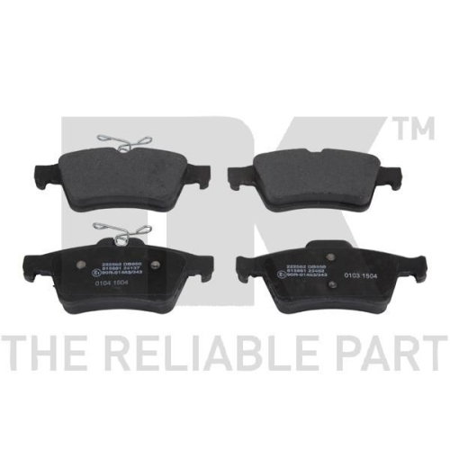 Bremsbelagsatz, Scheibenbremse NK 222562 f&uuml;r BMW CITRO&Euml;N DAIMLER FORD JAGUAR