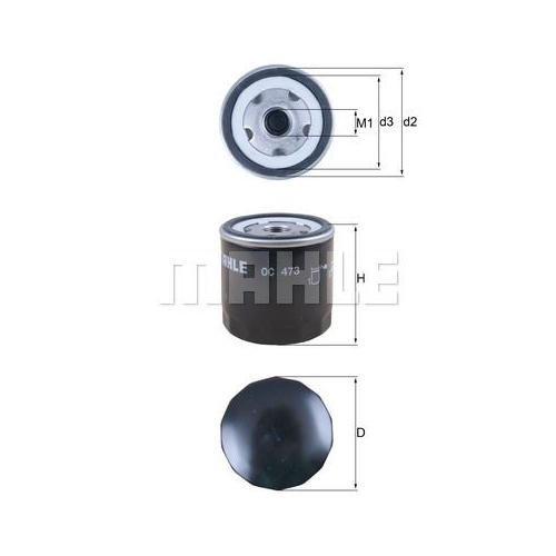 &Ouml;lfilter KNECHT OC 473 f&uuml;r FIAT FORD GMC IVECO RENAULT VAG