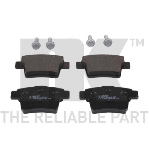 Bremsbelagsatz, Scheibenbremse NK 222563 f&uuml;r FORD, Hinterachse