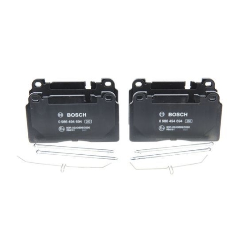Bremsbelagsatz, Scheibenbremse BOSCH 0 986 494 694 f&uuml;r AUDI PORSCHE VW