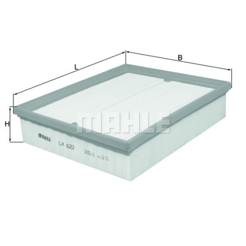 Luftfilter KNECHT LX 622 f&uuml;r CITRO&Euml;N FORD VAG