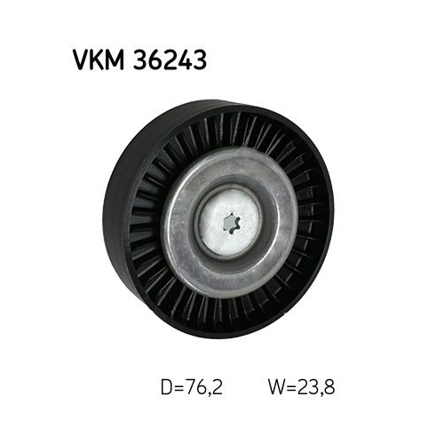 Umlenk-/F&uuml;hrungsrolle, Keilrippenriemen SKF VKM 36243 f&uuml;r FORD VOLVO LAND ROVER