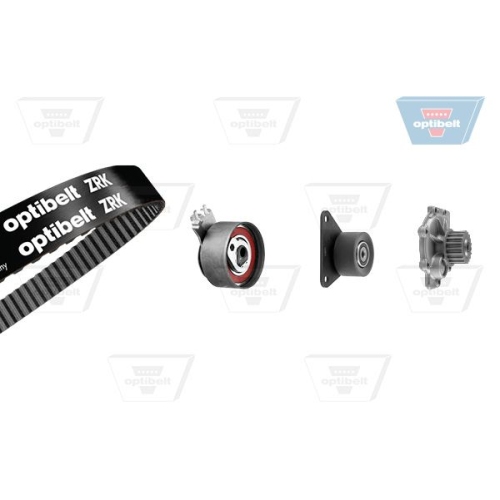 Wasserpumpe + Zahnriemensatz OPTIBELT KT 1317 W1 Optibelt-WAPU-KIT