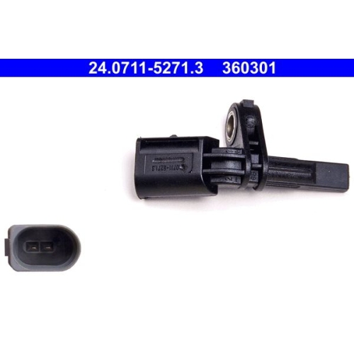 Sensor, Raddrehzahl ATE 24.0711-5271.3 f&uuml;r PORSCHE SEAT SKODA VAG