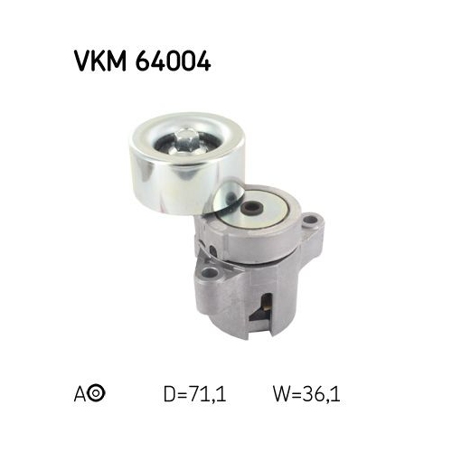 Spannrolle, Keilrippenriemen SKF VKM 64004 f&uuml;r MAZDA