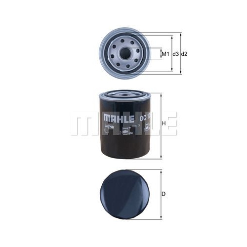 &Ouml;lfilter KNECHT OC 105 f&uuml;r VOLVO VAG