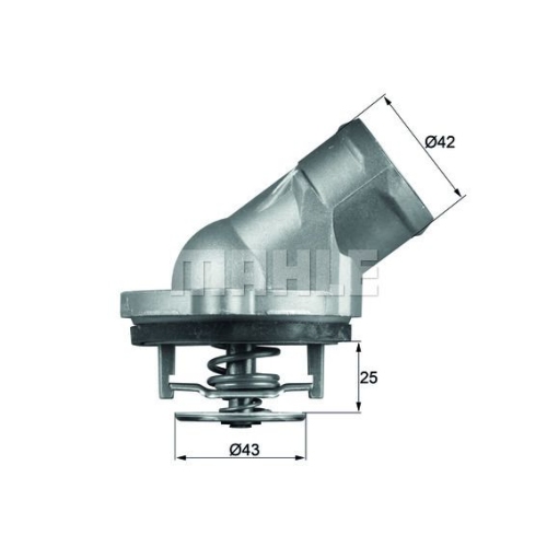 Thermostat, K&uuml;hlmittel MAHLE TI 45 87D f&uuml;r CHRYSLER MERCEDES-BENZ