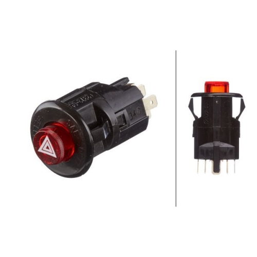 Warnblinkschalter HELLA 6HF 002 372-051 f&uuml;r MERCEDES-BENZ KUBOTA