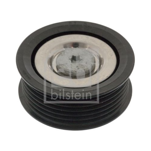 Febi Bilstein 49599 Umlenkrolle f&uuml;r Keilrippenriemen, mit Schraube , 1 St&uuml;ck