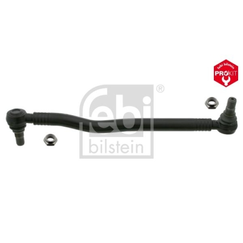 Febi Bilstein 24085 Lenkstange mit Sicherungsmuttern, vom Lenkgetriebe zum 1. Lenkzwischenhebel , 1 St&uuml;ck