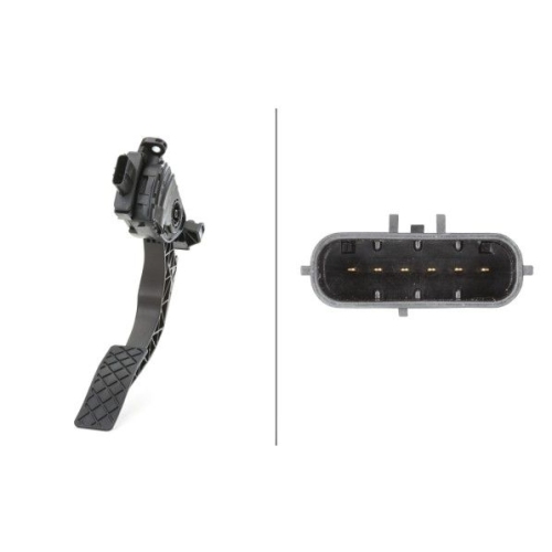 Sensor, Fahrpedalstellung HELLA 6PV 009 505-701 f&uuml;r AUDI VW