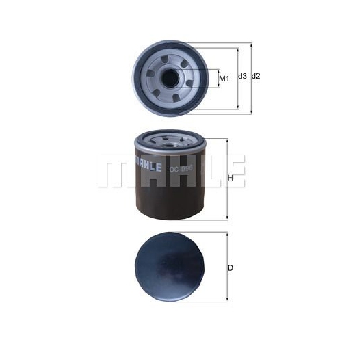 &Ouml;lfilter KNECHT OC 996 f&uuml;r GMC CHEVROLET DAEWOO