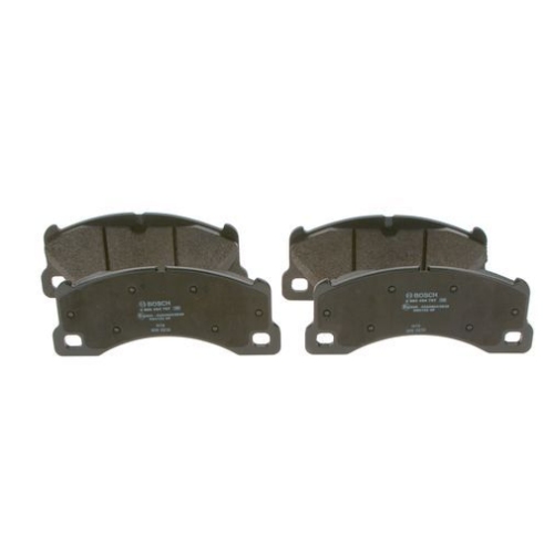 Bremsbelagsatz, Scheibenbremse BOSCH 0 986 494 787 f&uuml;r PORSCHE, Vorderachse