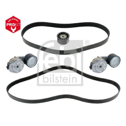 Febi Bilstein 40184 Keilrippenriemensatz mit Riemenspannern und Umlenkrolle 1 Rippenanzahl, , 1 St&uuml;ck