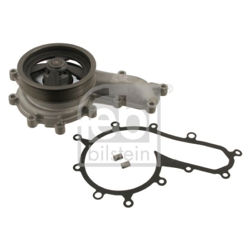 Febi Bilstein 30769 Wasserpumpe mit Riemenscheibe und Dichtungen , 1 St&uuml;ck