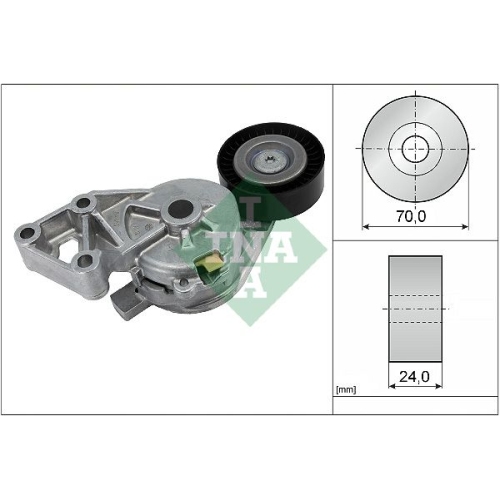 Spannarm, Keilrippenriemen INA 534 0132 30 f&uuml;r AUDI FORD SEAT SKODA VW