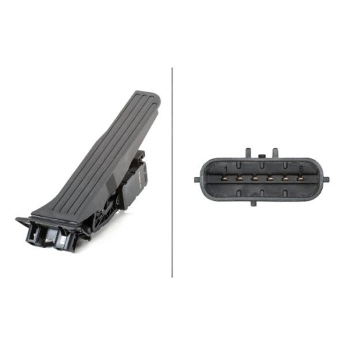 Sensor, Fahrpedalstellung HELLA 6PV 010 946-021 f&uuml;r AUDI SEAT SKODA VW