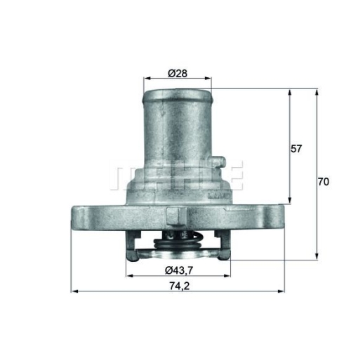 Thermostat, K&uuml;hlmittel MAHLE TI 122 87D f&uuml;r FIAT