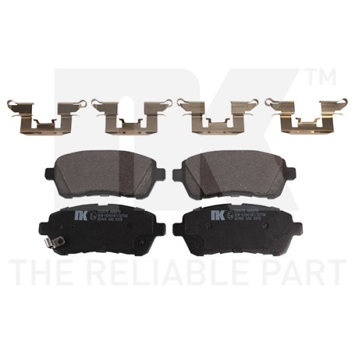 Bremsbelagsatz, Scheibenbremse NK 222573 f&uuml;r DAIHATSU FORD MAZDA SUBARU SUZUKI