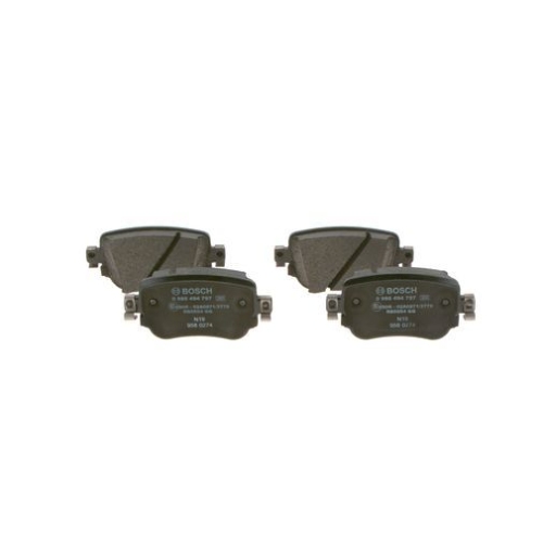 Bremsbelagsatz, Scheibenbremse BOSCH 0 986 494 797 f&uuml;r AUDI SEAT SKODA VW