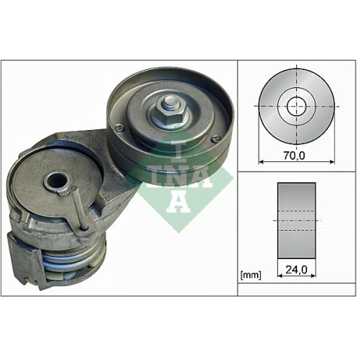 Spannarm, Keilrippenriemen INA 534 0138 30 f&uuml;r AUDI SEAT SKODA VW